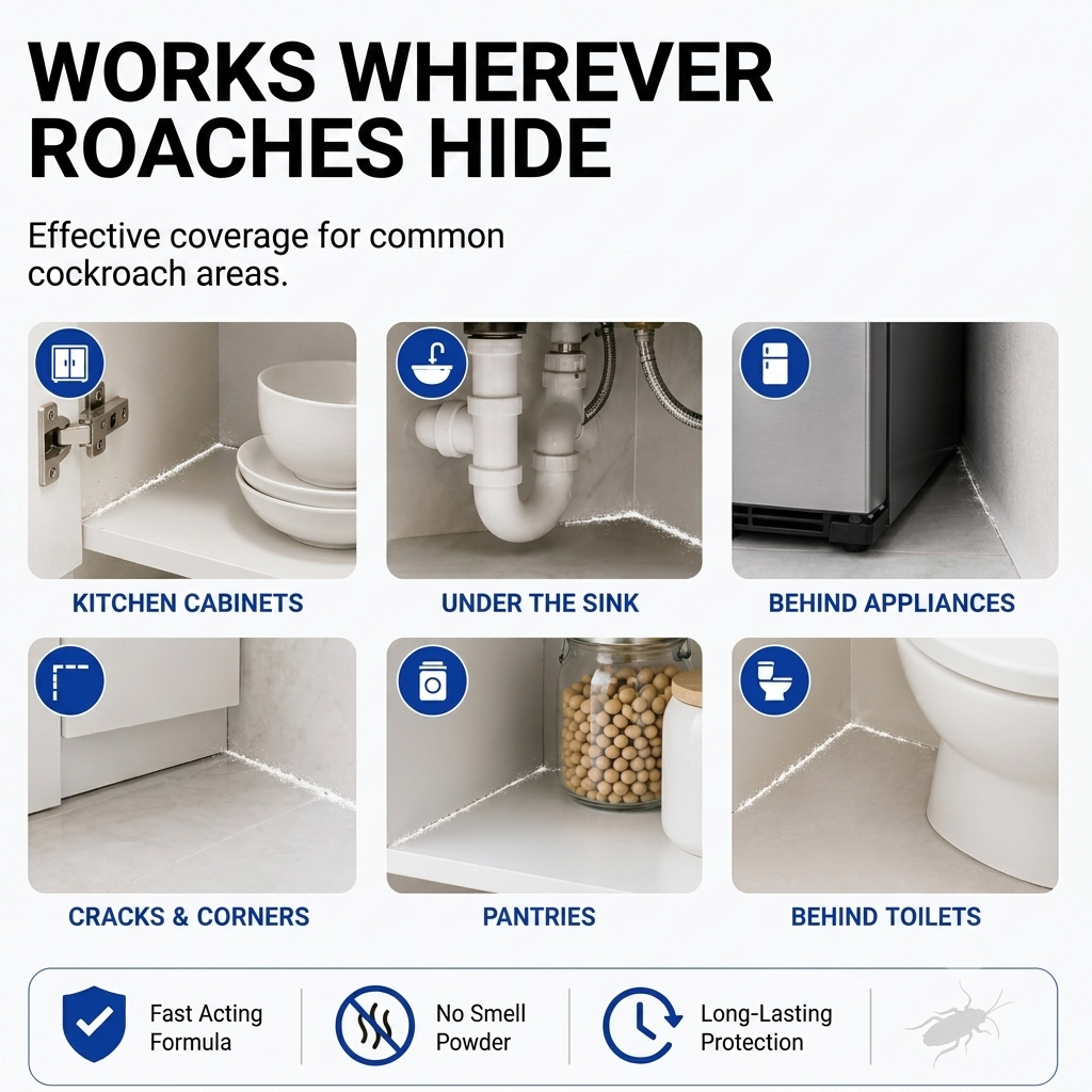Good Morning® Anti-Roach Powder | Fast-Acting Cockroach Killer Powder
